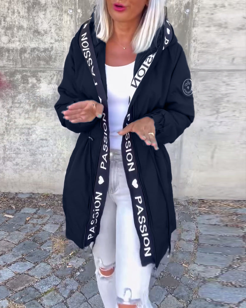 Hooded Coat Casual Minimalist Relaxed Everyday Comfort