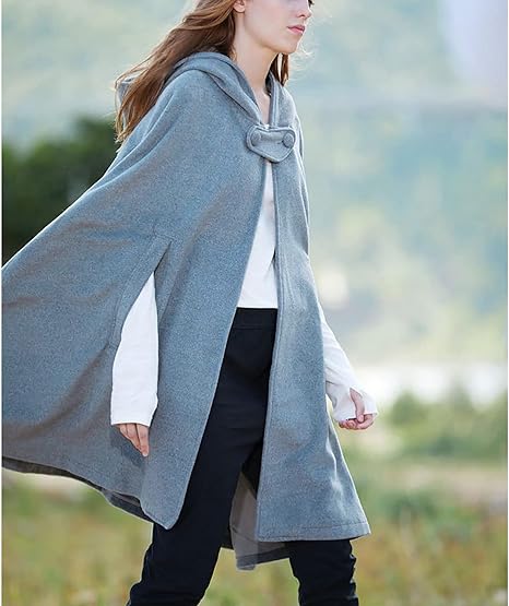 Women's Hooded Coat Short Vintage Style Occasion