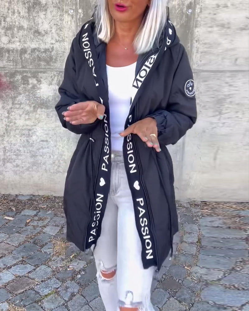 Hooded Coat Casual Minimalist Relaxed Everyday Comfort