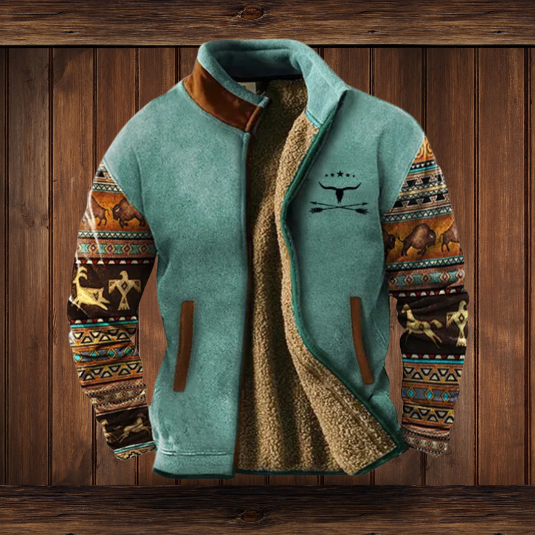 Men's Merino Fleece Outdoor Jacket with Lightweight Insulation & Breathable Design