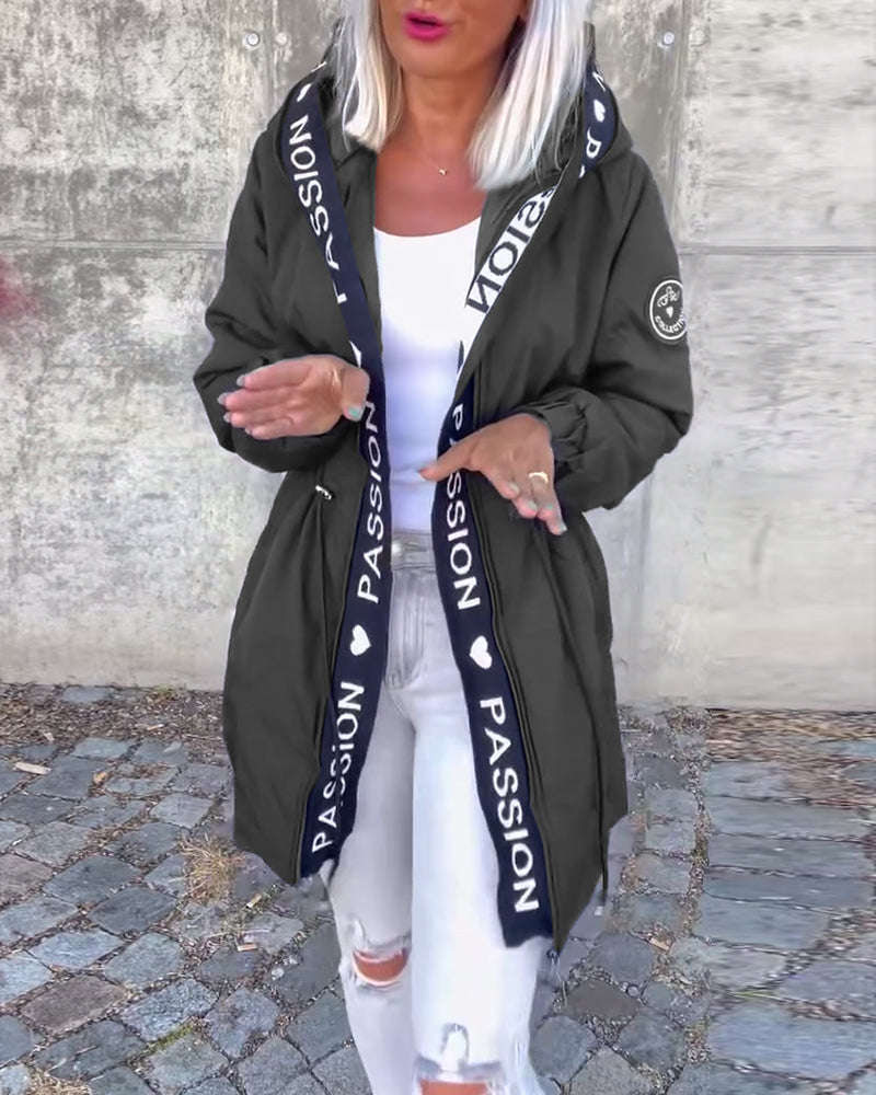 Hooded Coat Casual Minimalist Relaxed Everyday Comfort