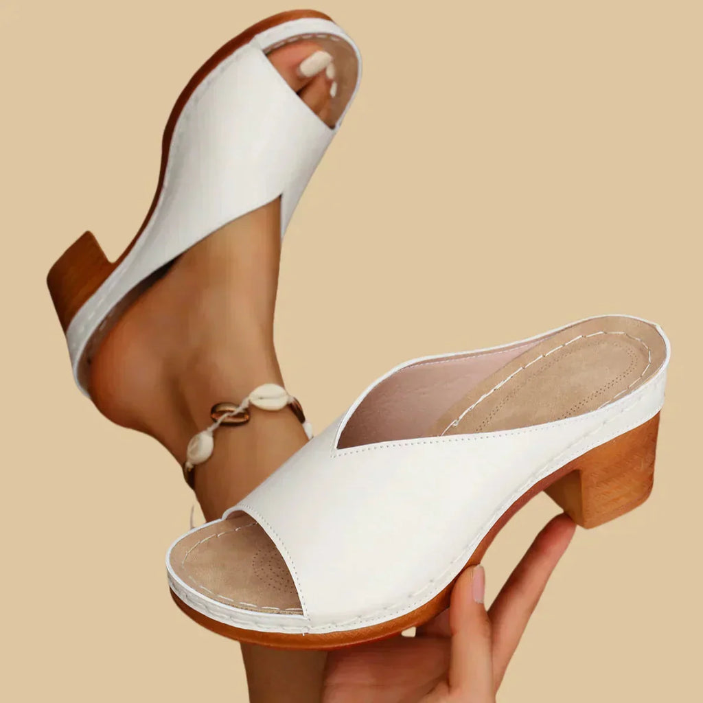 Orthopedic Block Heel Sandals