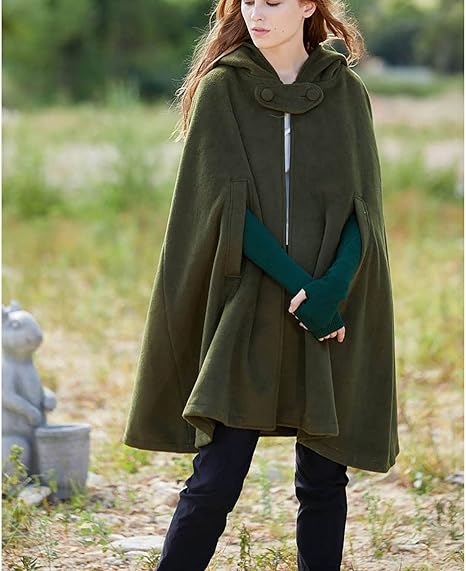 Women's Hooded Coat Short Vintage Style Occasion