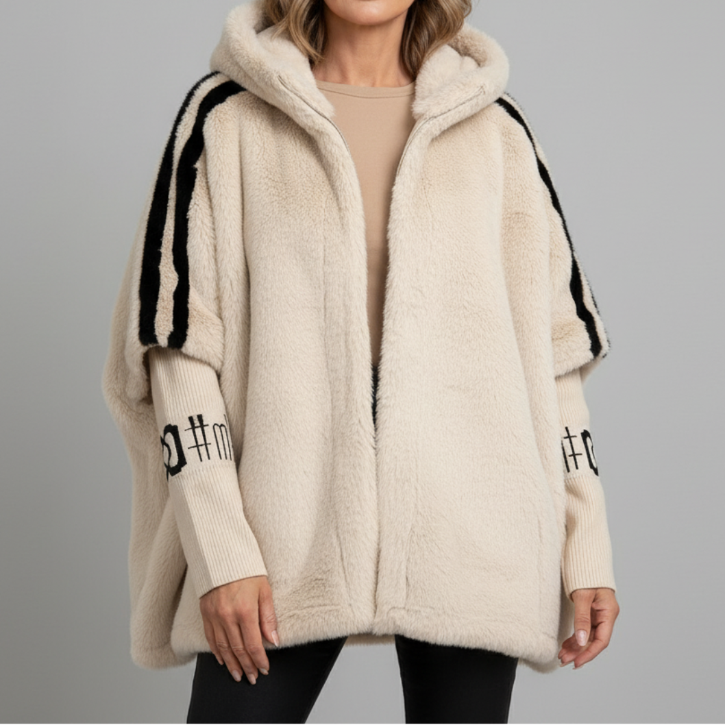 Cosy Hooded Jacket Soft Luxe Winter Relaxed Comfort