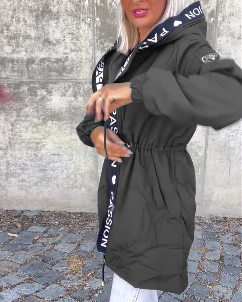 Hooded Coat Casual Minimalist Relaxed Everyday Comfort