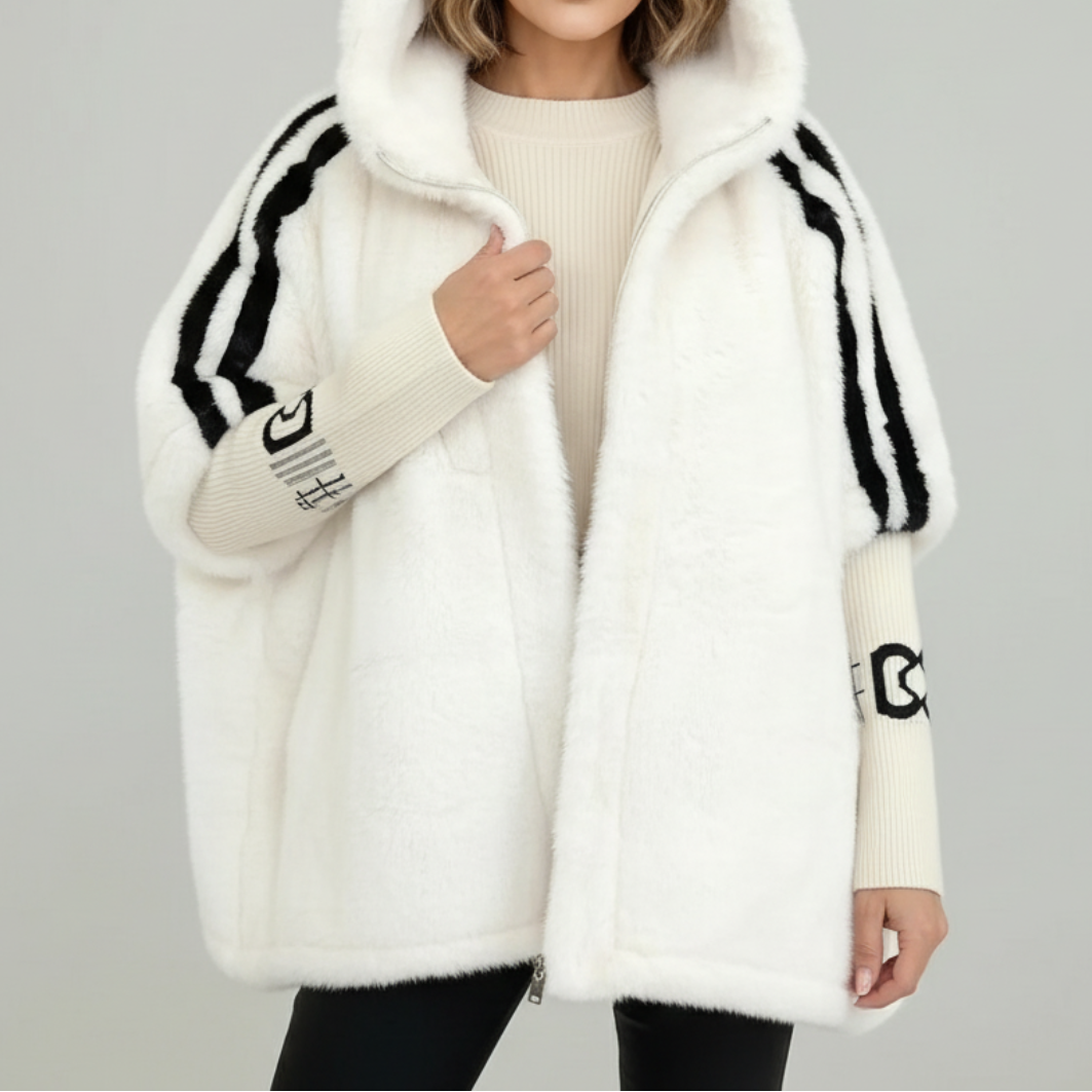 Cosy Hooded Jacket Soft Luxe Winter Relaxed Comfort