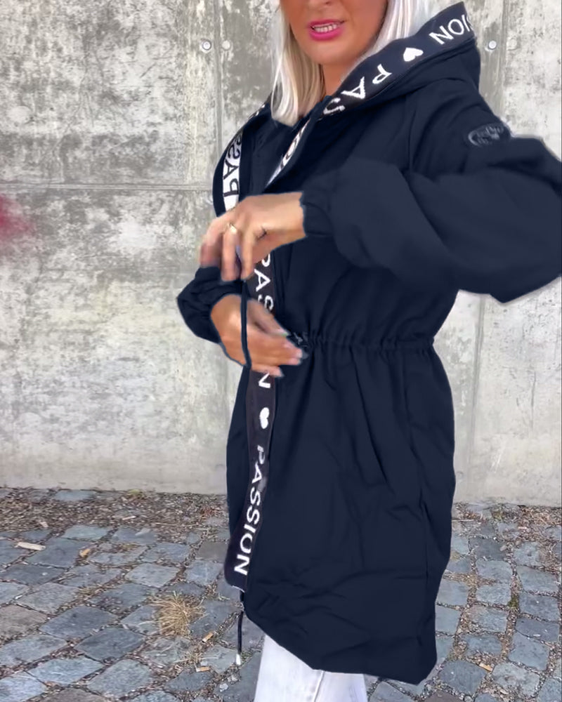 Hooded Coat Casual Minimalist Relaxed Everyday Comfort