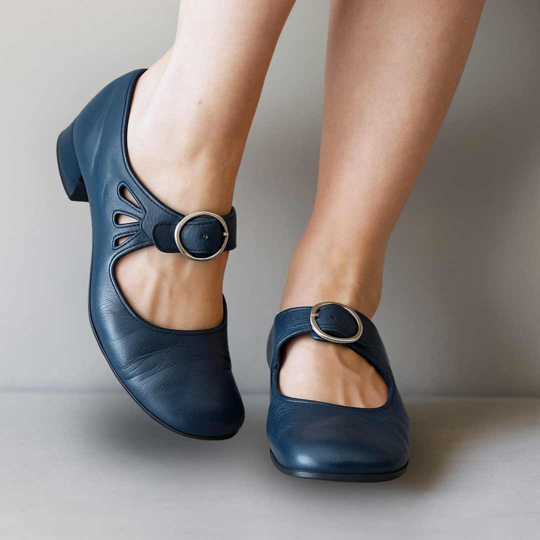 Orthopedic Vegan Leather Flat Sandals