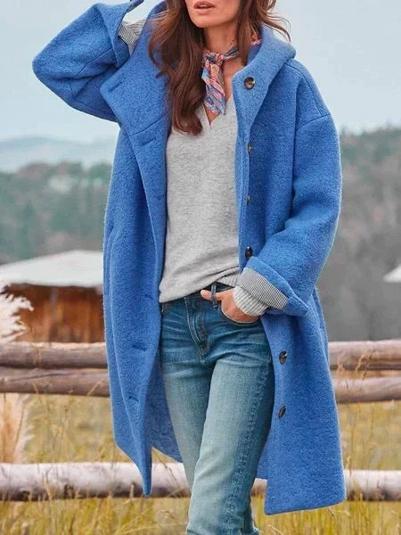 Fleece Plush Coat Long Sleeve Casual Soft Warm Look