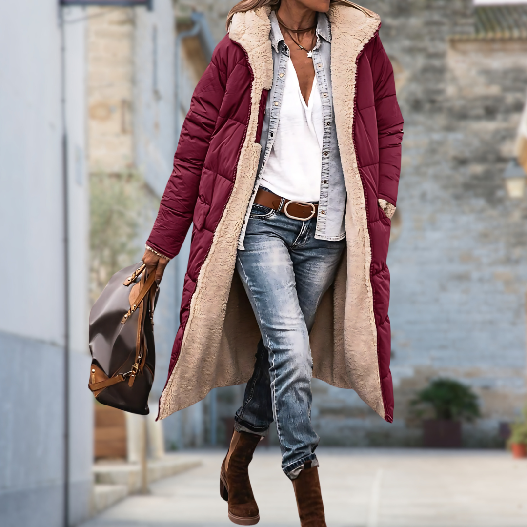 Windproof and Waterproof Winter Jacket for Women