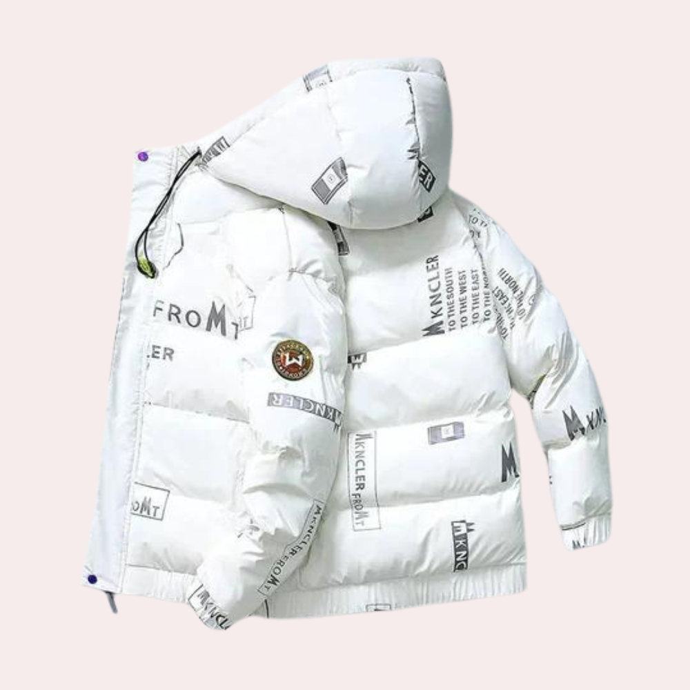 Men's High-Quality Winter Jacket with Hood & Versatile Design