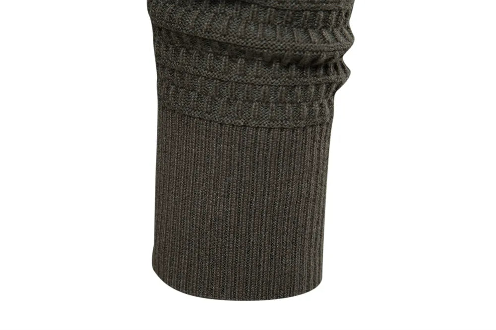 Men's Cardigan Buttoned Knit Cotton Winter Layering