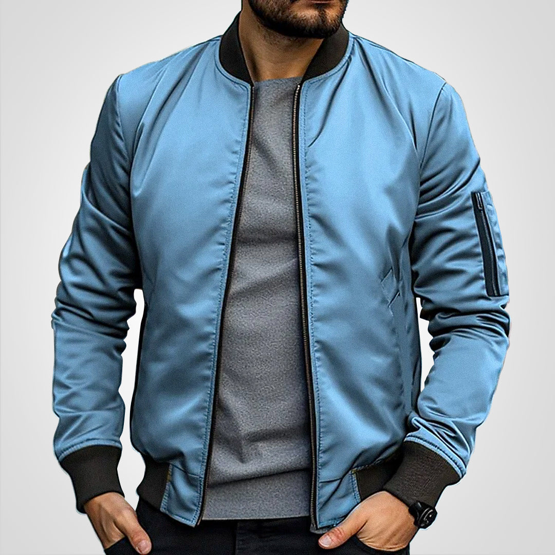 Men's Bomber Jacket Classic Cool Everyday Comfort Versatile