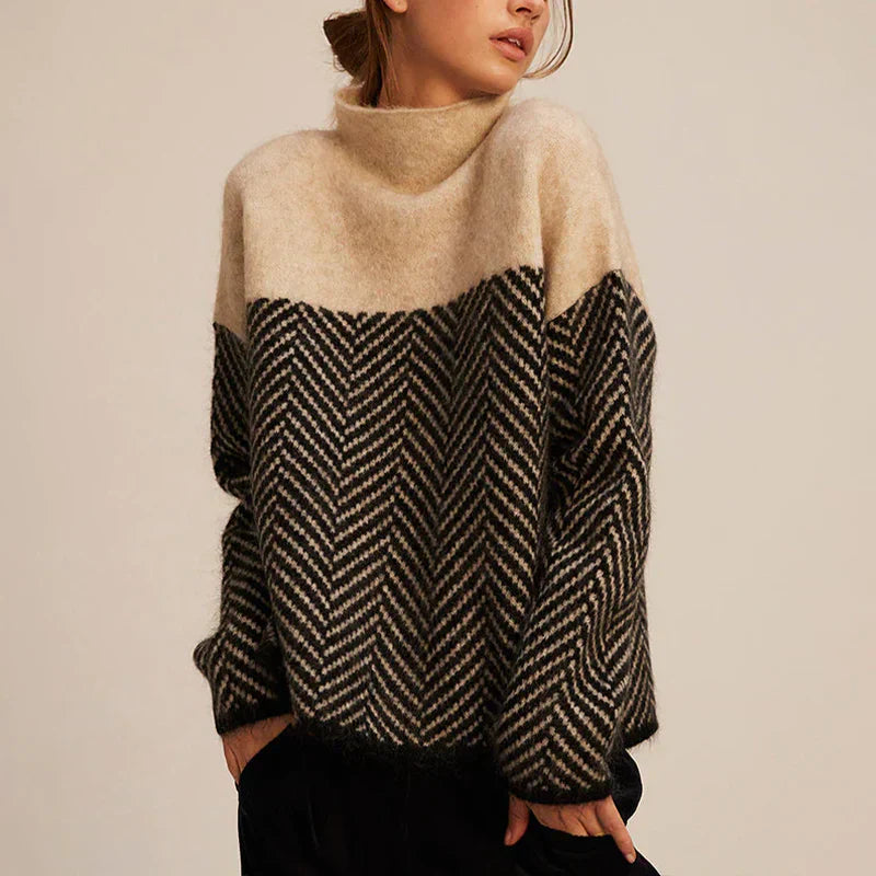 Turtleneck Jumper Soft Knit Long Sleeve Cosy Winter