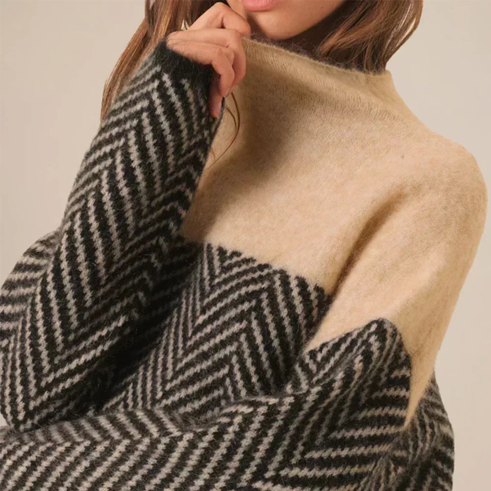 Turtleneck Jumper Soft Knit Long Sleeve Cosy Winter