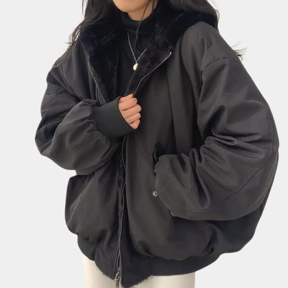 Women's Winter Jacket Soft Padded Loose Fit Warm Look