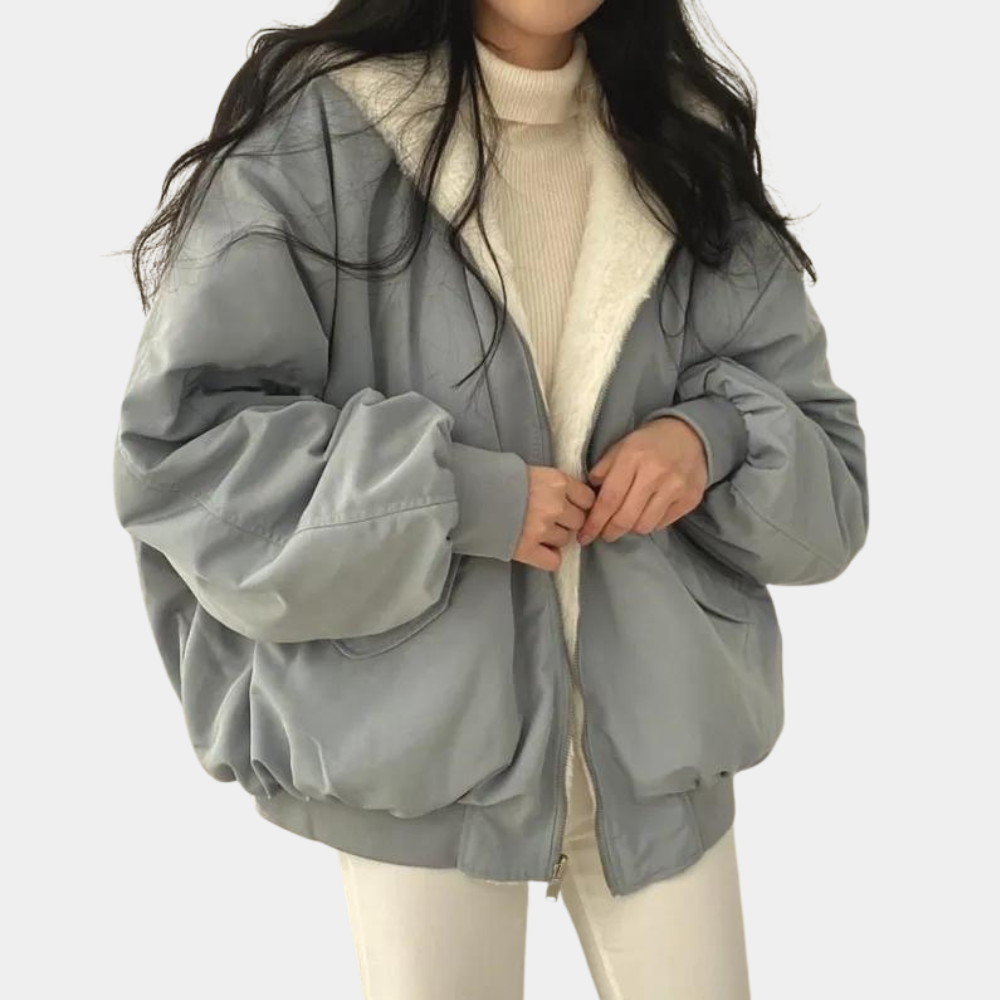 Women's Winter Jacket Soft Padded Loose Fit Warm Look