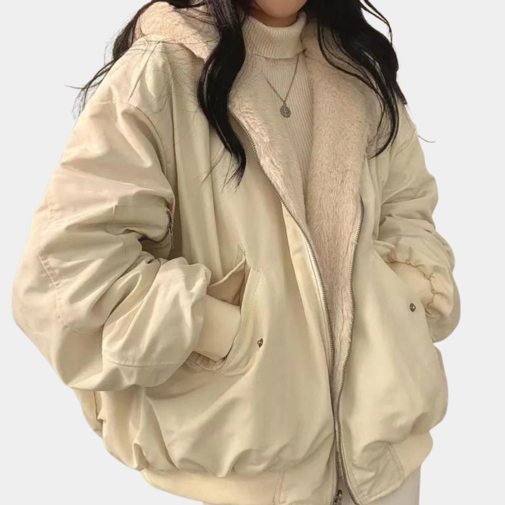 Women's Winter Jacket Soft Padded Loose Fit Warm Look