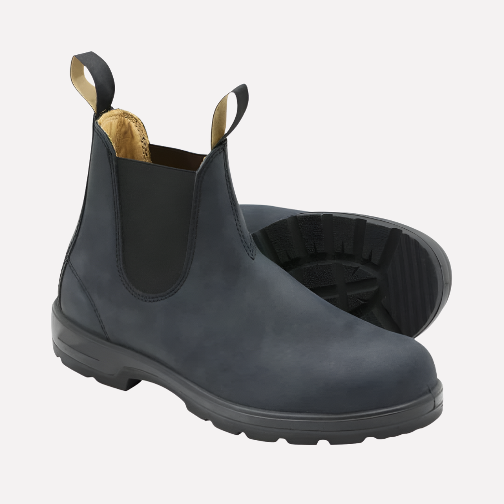 Unisex Chelsea Boots Pull On Elastic Chunky Sole