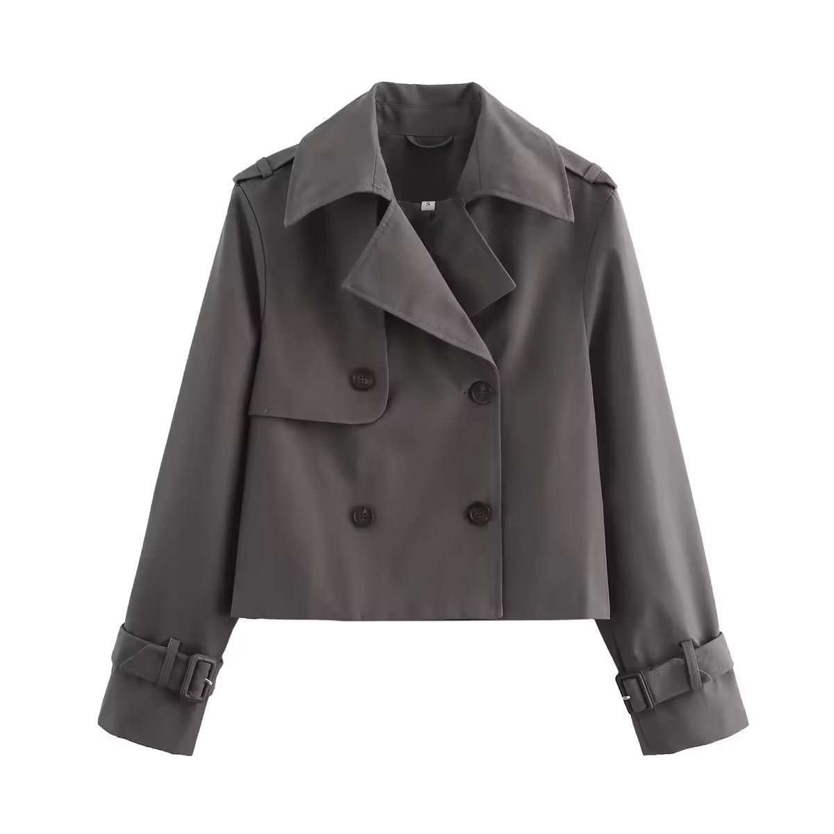 Cropped Trench Coat