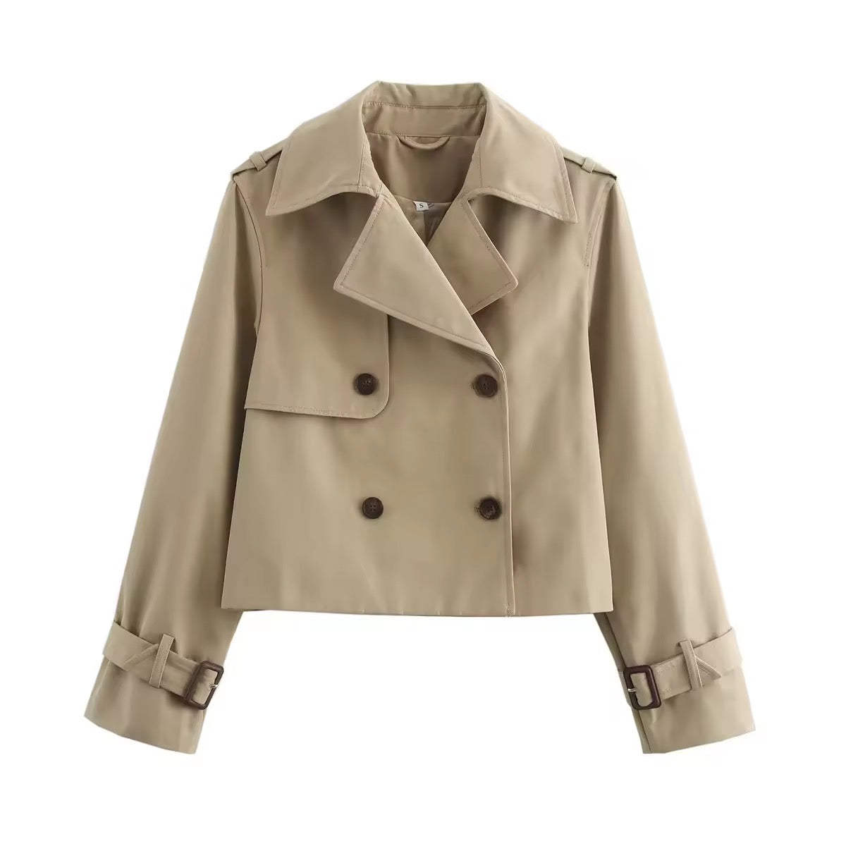 Cropped Trench Coat