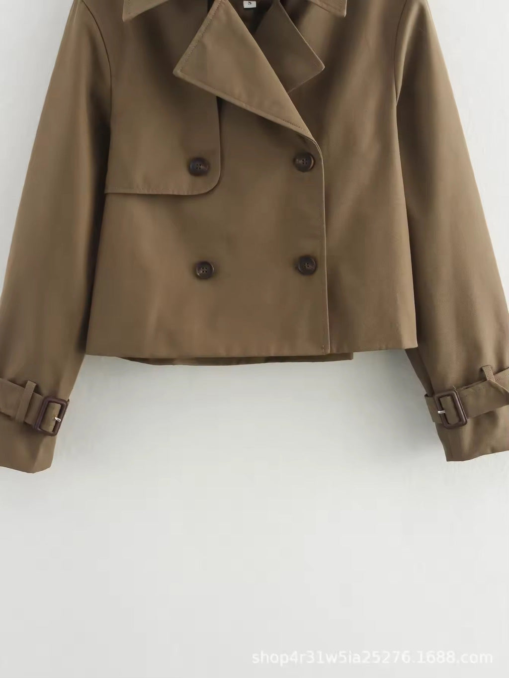 Cropped Trench Coat