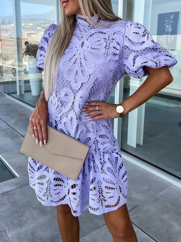 Women’s Lace Midi Evening Dress