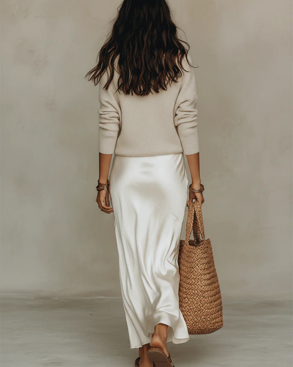 Niketa layered midi dress and knit sweater two-piece set for women, featuring a stylish, coordinated look in soft fabric.