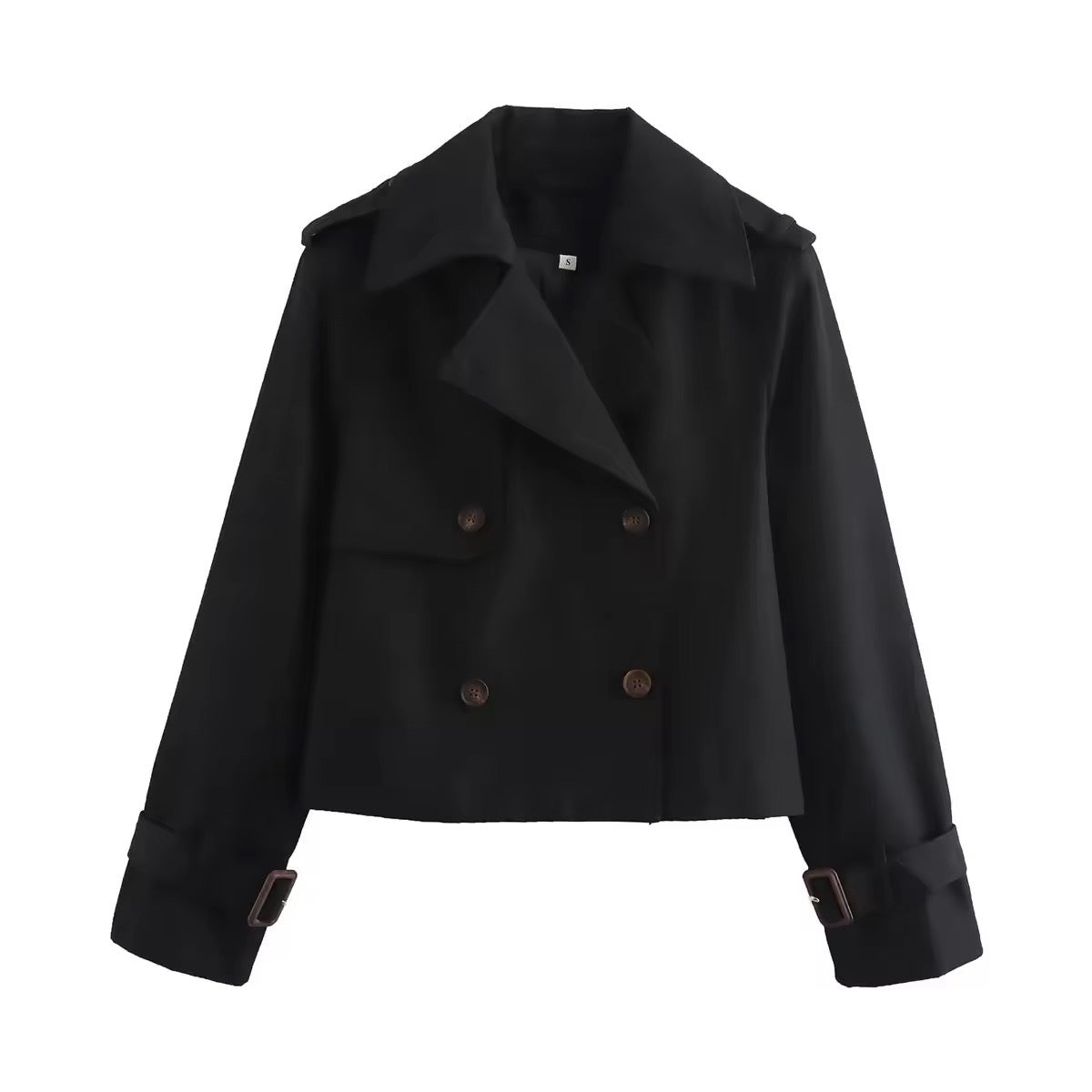 Cropped Trench Coat