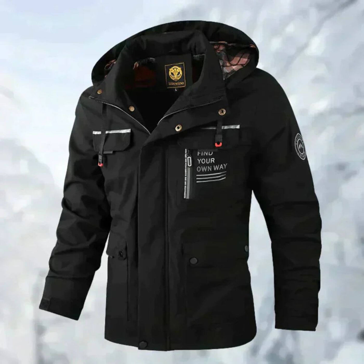 Men's Waterproof Outdoor Jacket Hooded All Season Durable