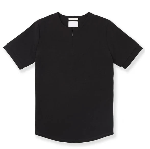 Men's Quarter Zip Casual T-Shirt