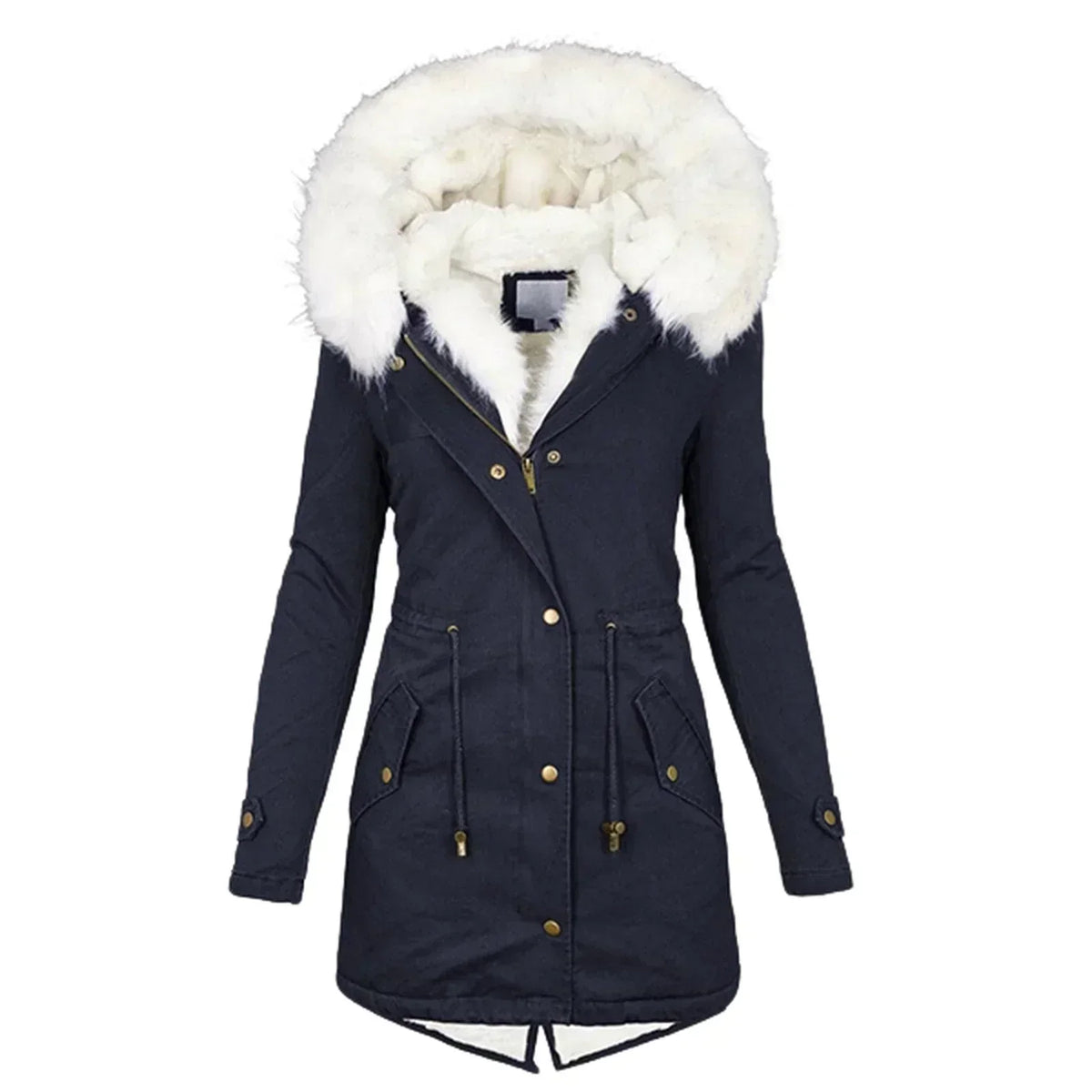 Winter Coat Modern Design Warm Look Elegant Cold Season