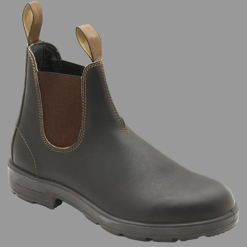 Waterproof Chelsea Boots Black Leather Slip On Classic Rain