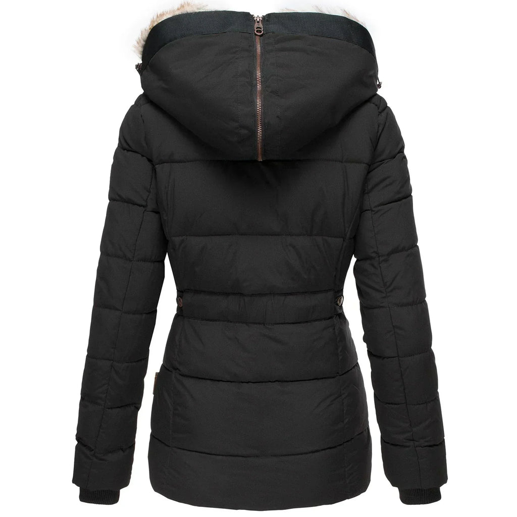 Warm Winter Jacket with Fur Lining for Women