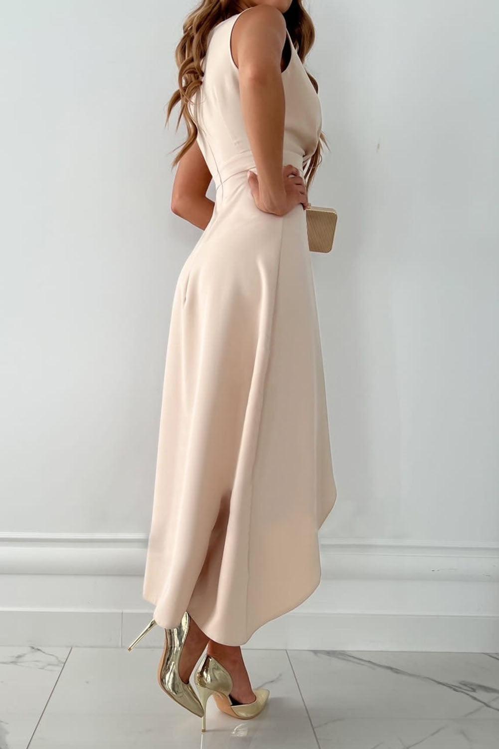 Wrap Dress V-Neck Elegant