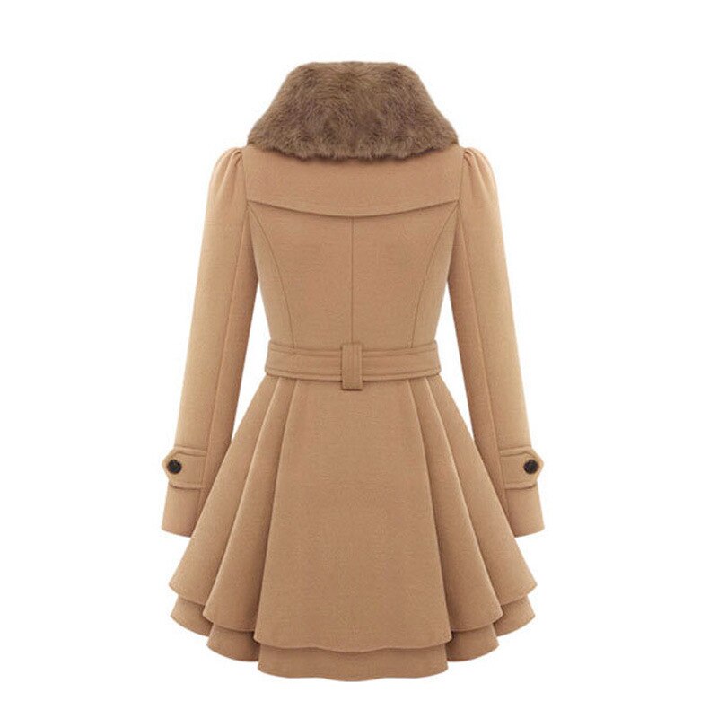 Pure Coat Jacket Elegant Simple Design Winter Everyday