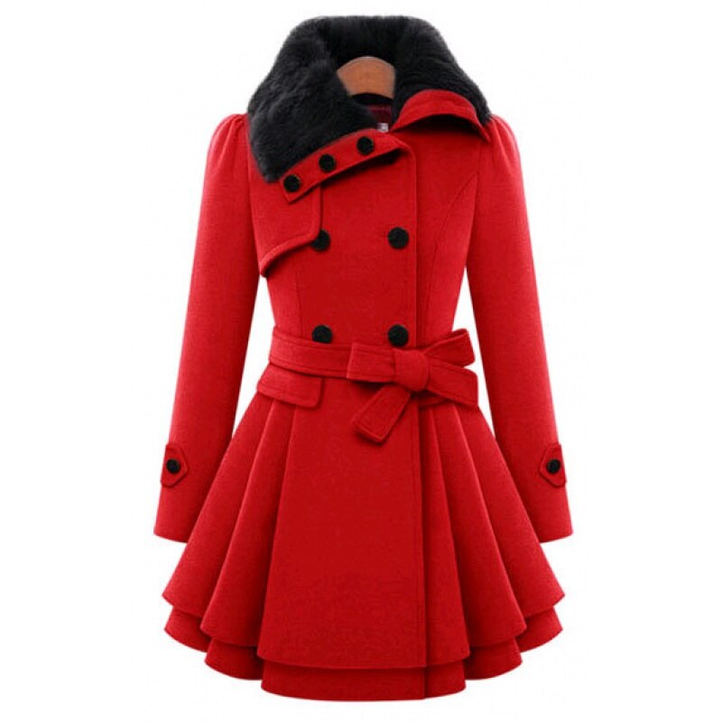 Pure Coat Jacket Elegant Simple Design Winter Everyday