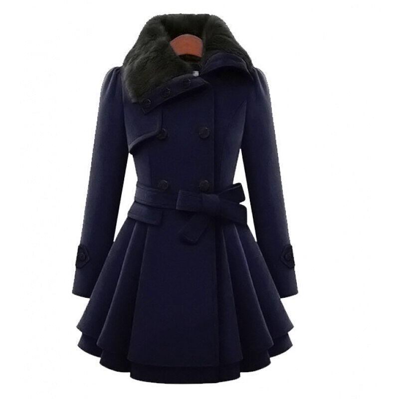 Pure Coat Jacket Elegant Simple Design Winter Everyday