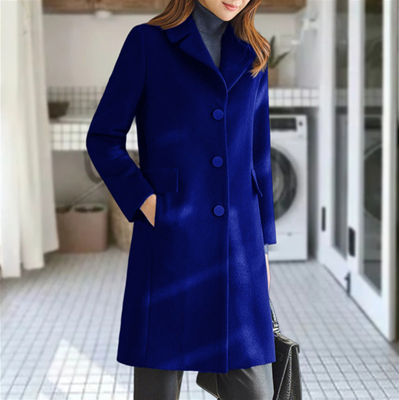 Ladies classic wool coat