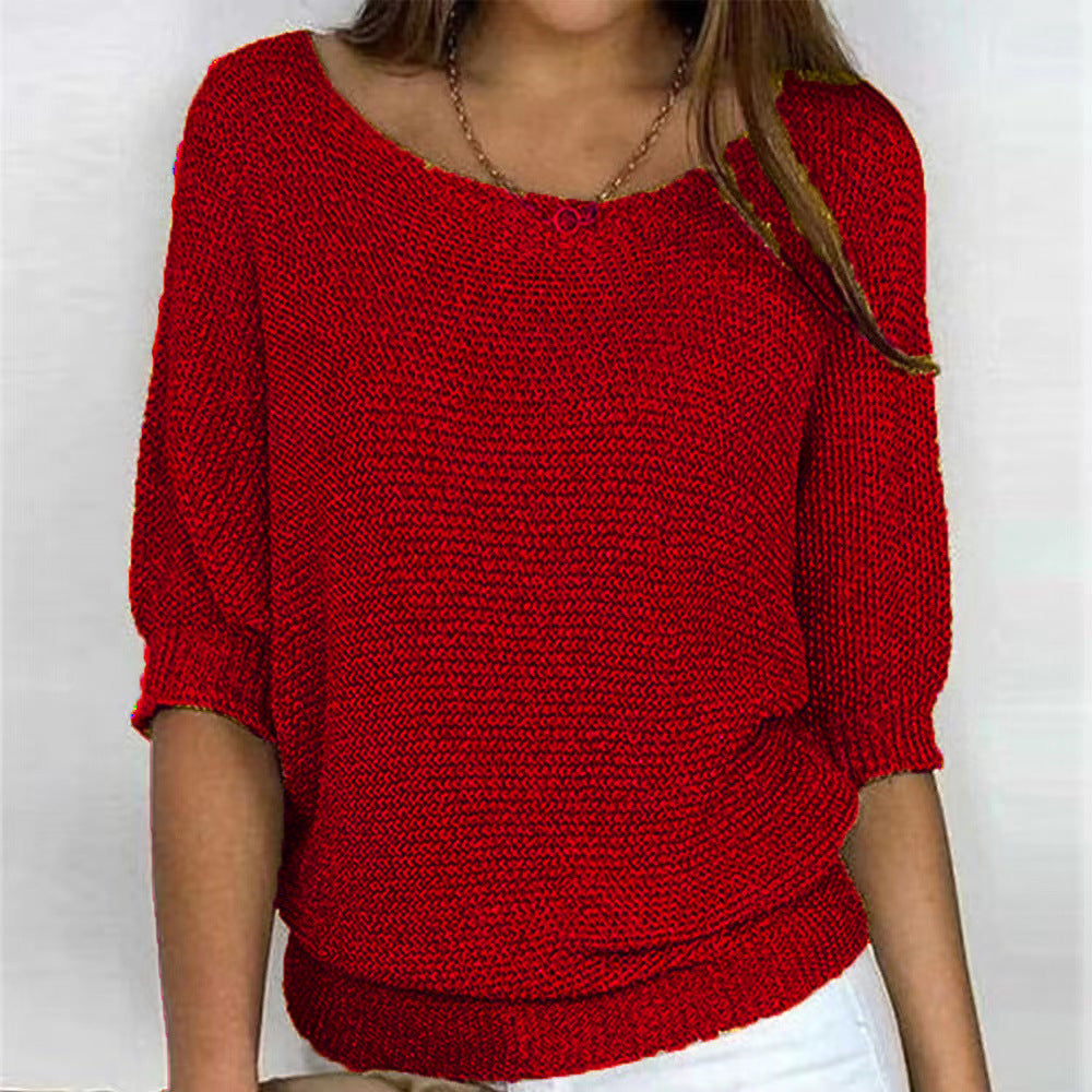 Soft Knit Jumper Relaxed Fit Round Neck Everyday