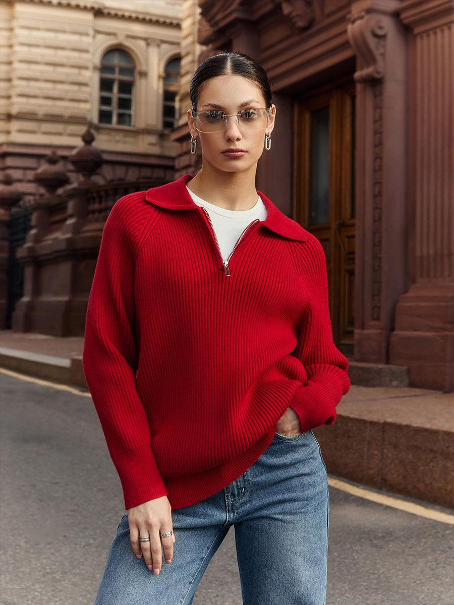 Soft Knit Jumper Round Neck Relaxed Fit Long Sleeve