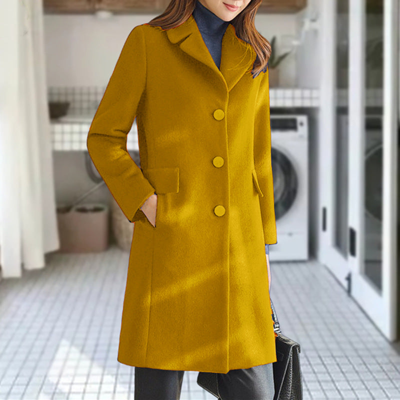 Ladies classic wool coat