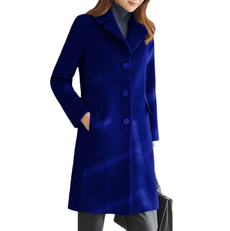 Ladies classic wool coat