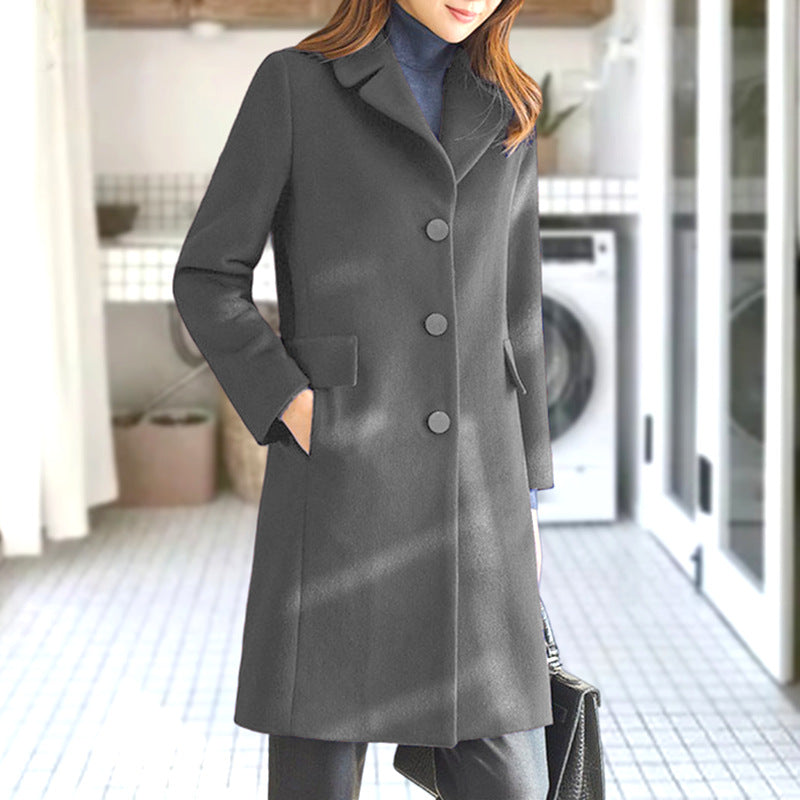 Ladies classic wool coat