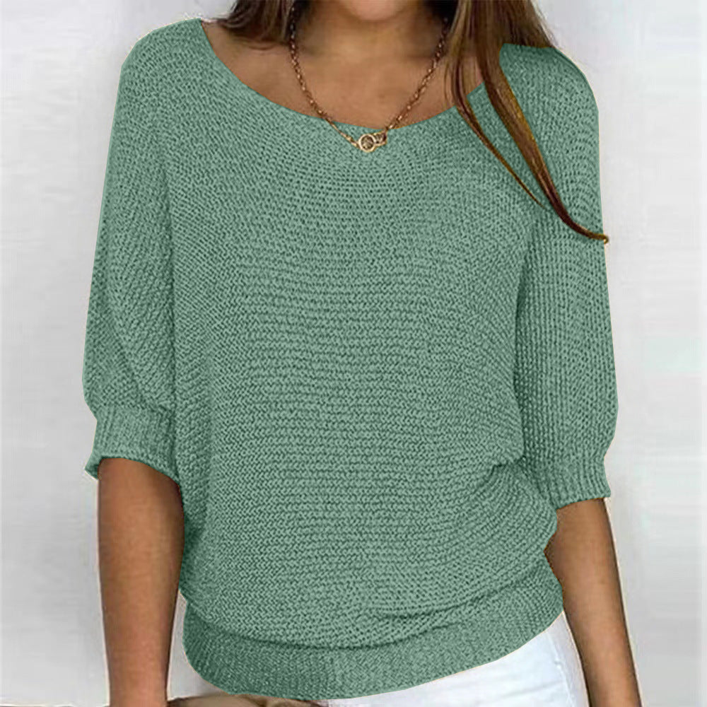 Soft Knit Jumper Relaxed Fit Round Neck Everyday