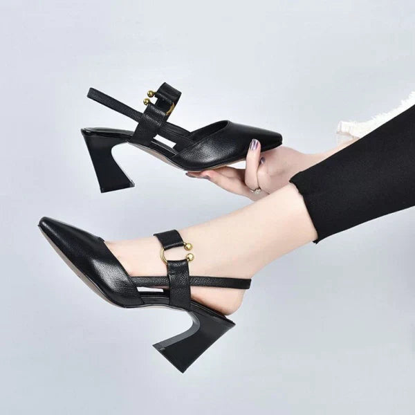 Orthopaedic Heeled Sandals Cushioned Footbed