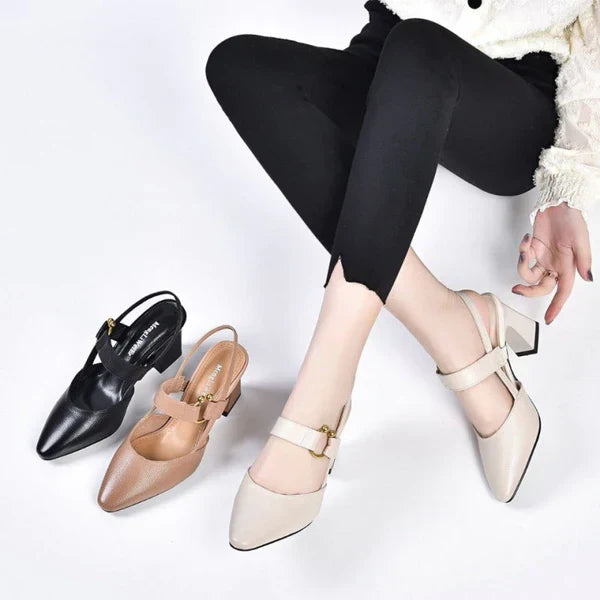 Orthopaedic Heeled Sandals Cushioned Footbed
