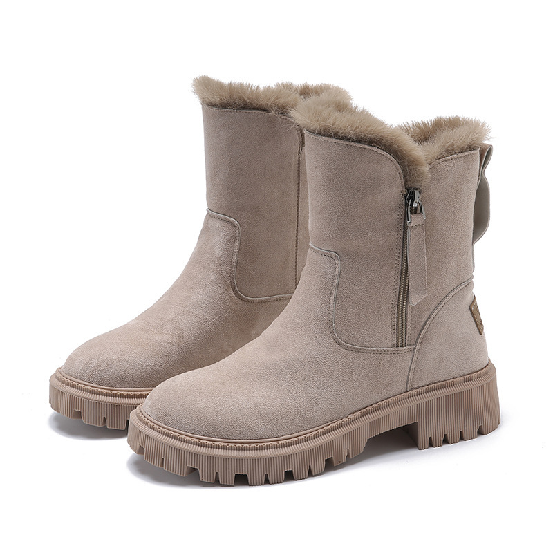 Thermo Ankle Boots Lined Warm Anti Slip Grip Winter