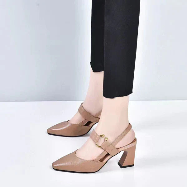 Orthopaedic Heeled Sandals Cushioned Footbed