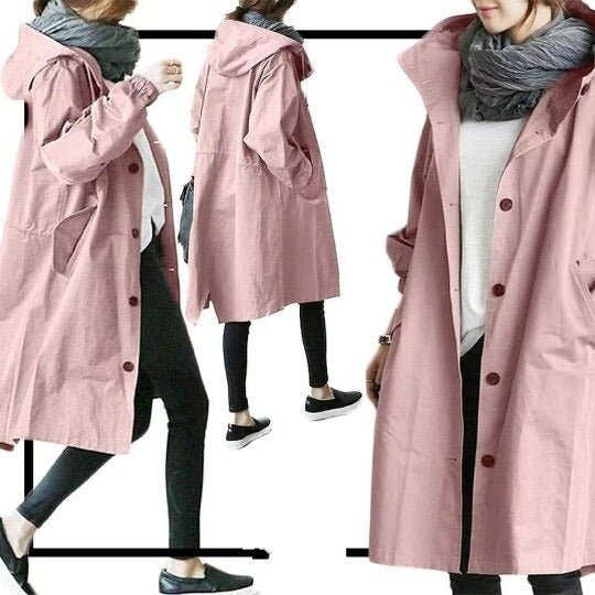 Water Repellent Trench Coat Elegant Functional Classic